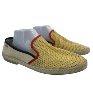 Rivieras Classic Match Mens Sz 42 Espadrille Slip-On Shoes Mesh Canvas Boat